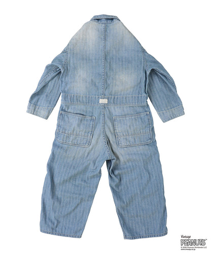 Herringbone SNOOPY Overalls