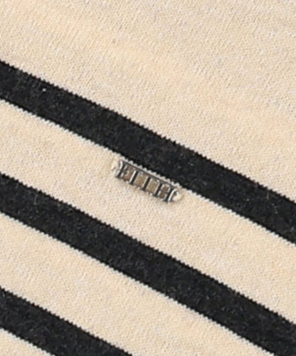 Cotton Knit Striped Tee