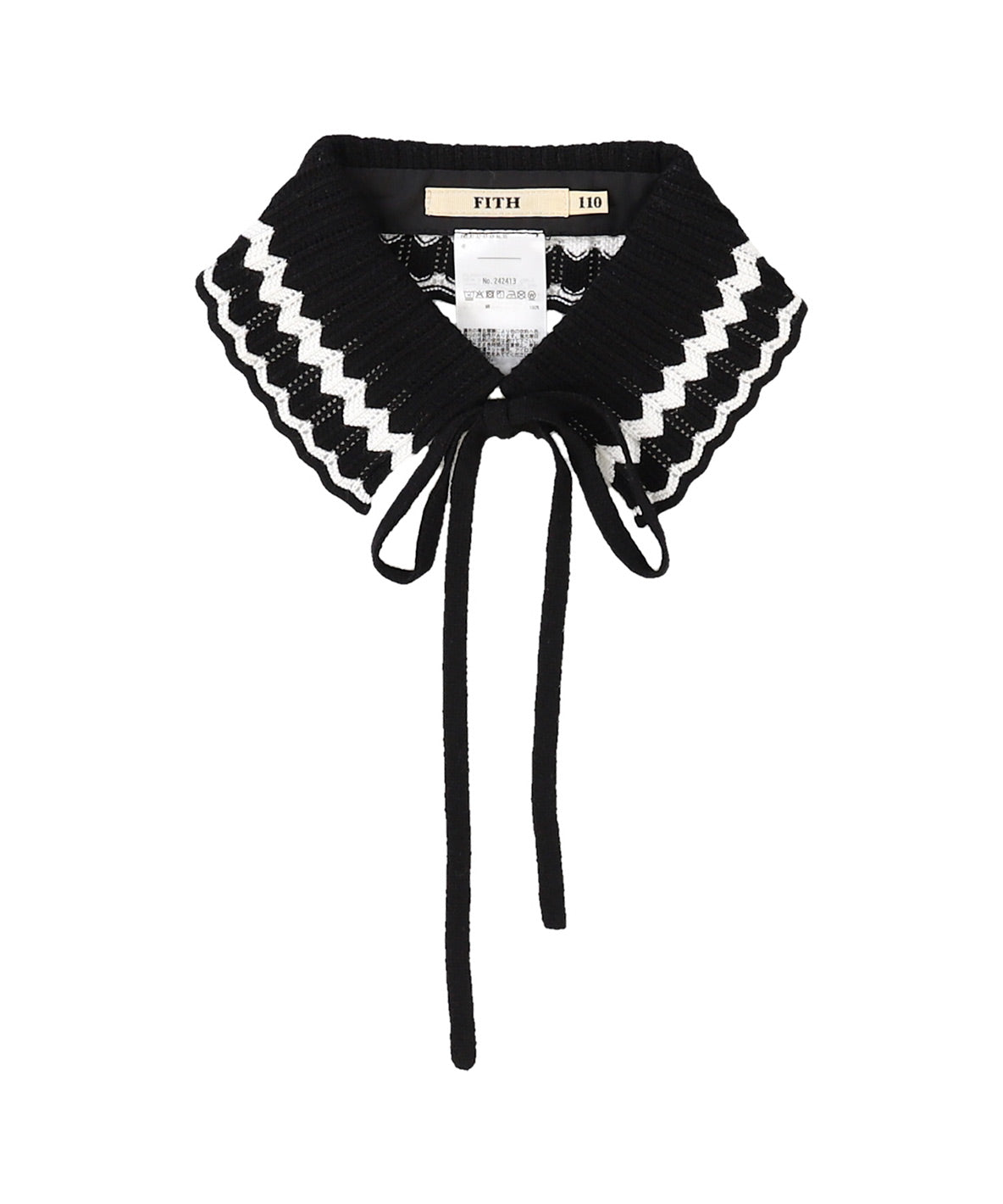 Smooth Cotton Jersey and Knit Collar Tee