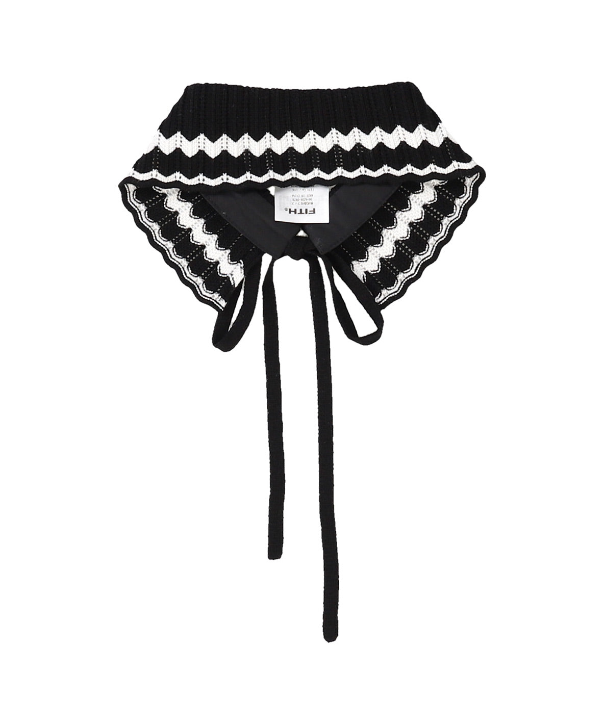 Smooth Cotton Jersey and Knit Collar Tee