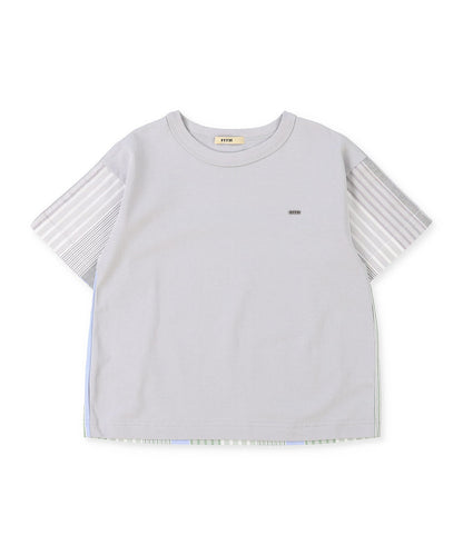 Smooth Cotton Jersey and Striped Tee