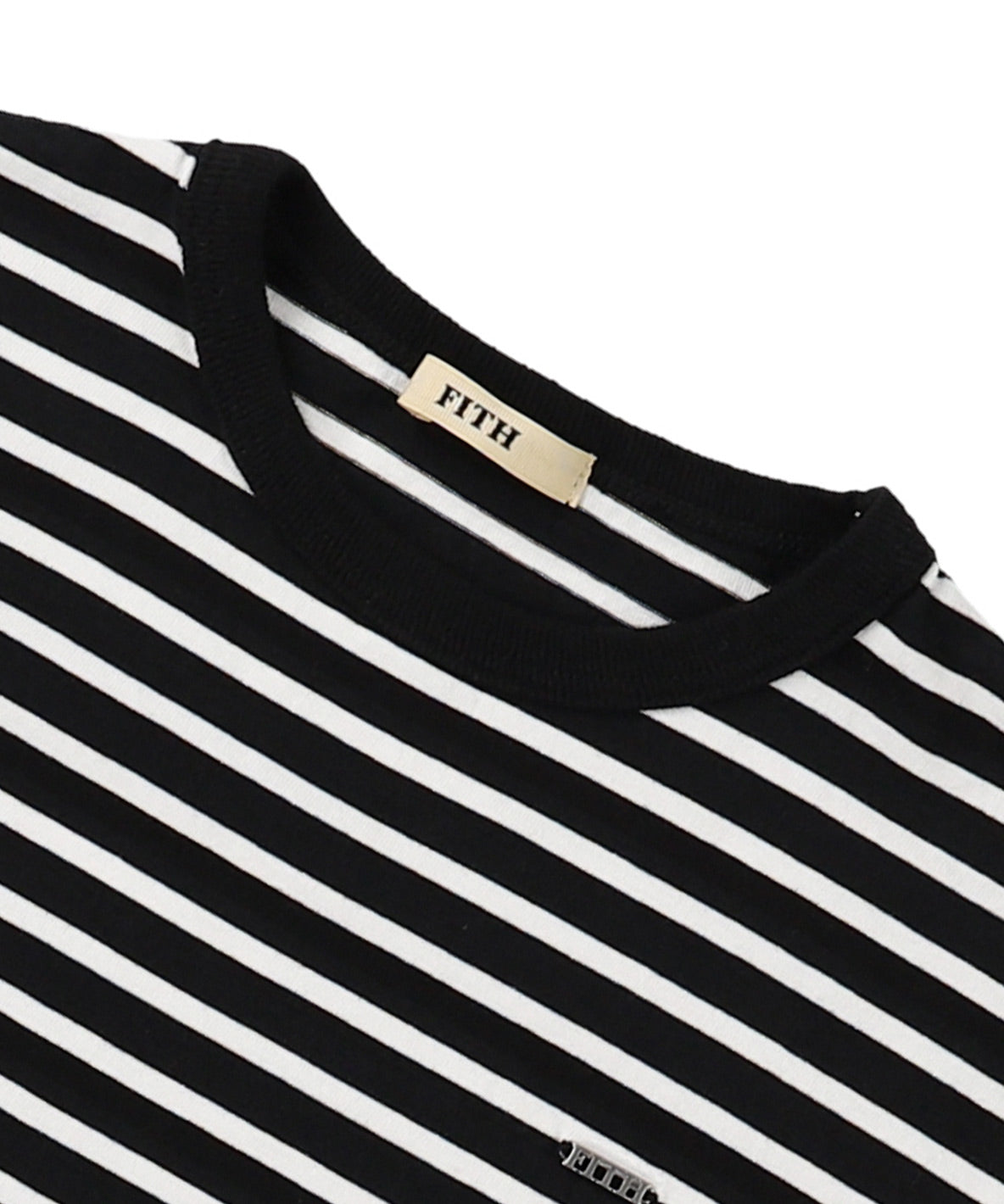Striped and Typewriter Tee