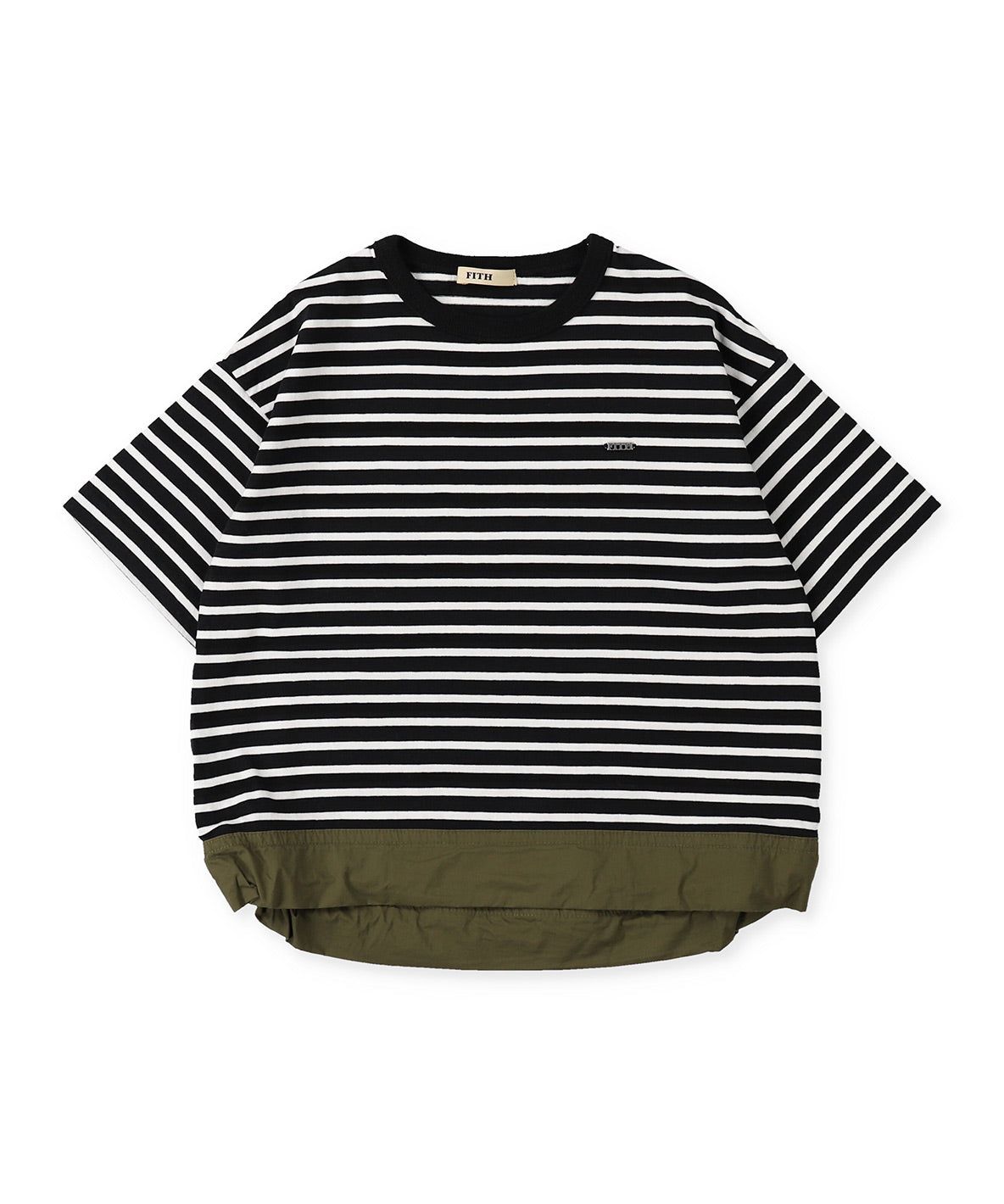 Striped and Typewriter Tee