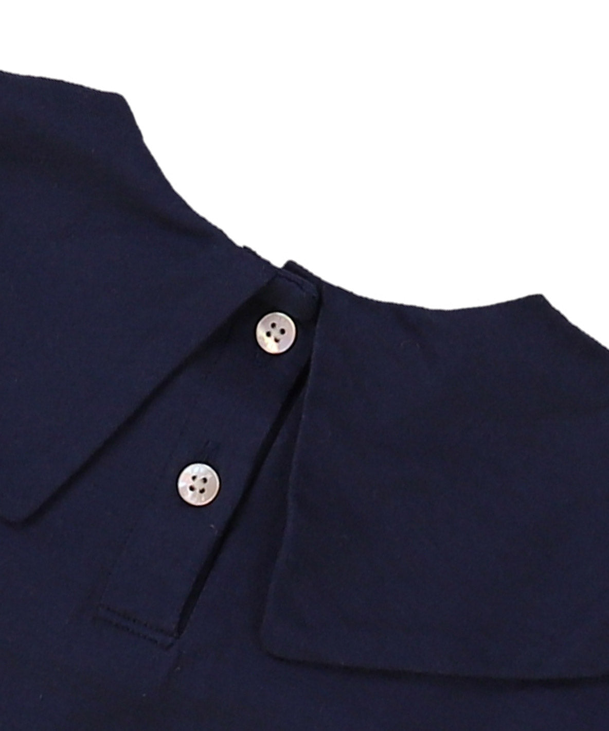 Baby Clear Spinned Cotton Jersey Sailor Collar Tee