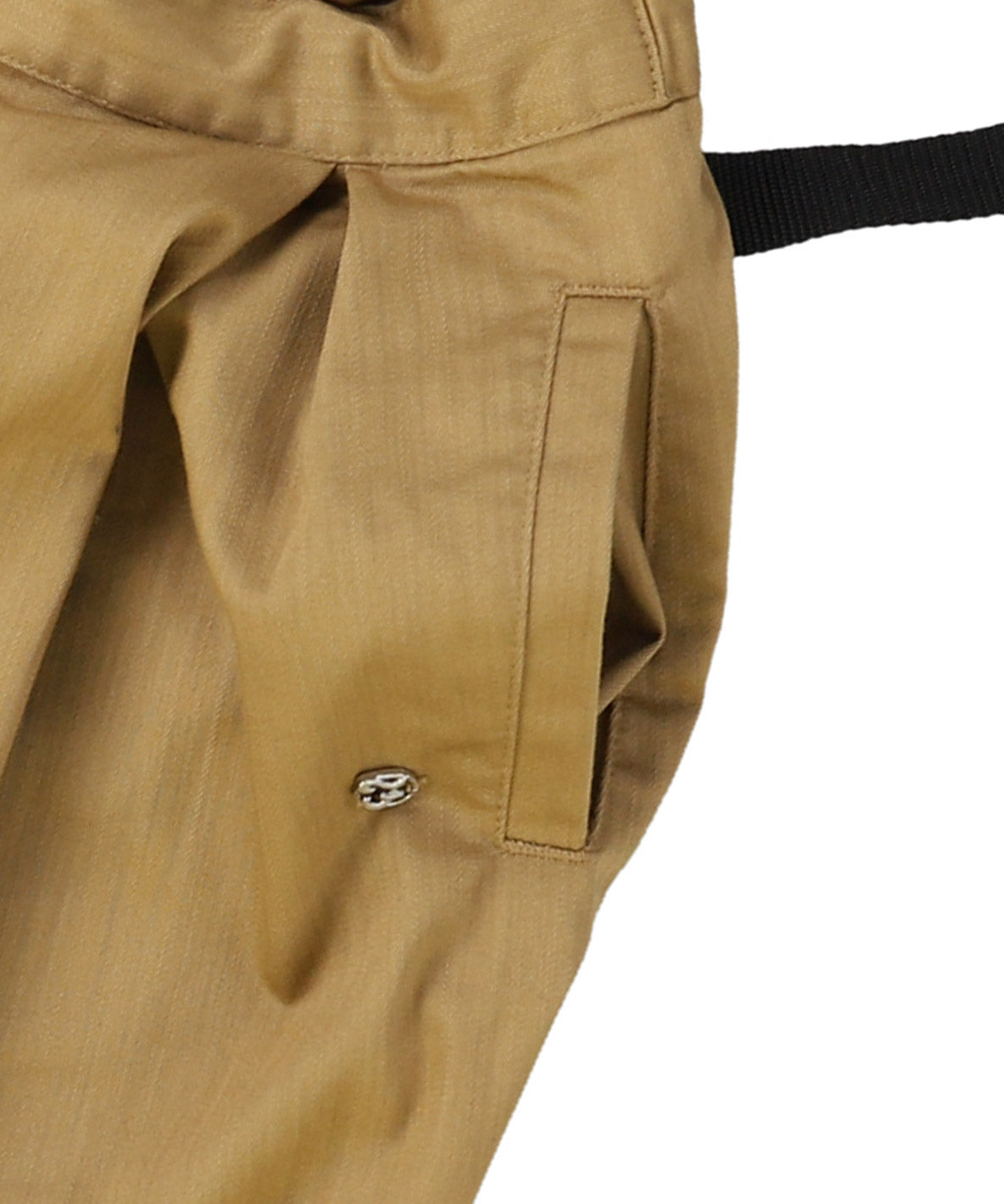 W Slab Chambray Tuck Pants