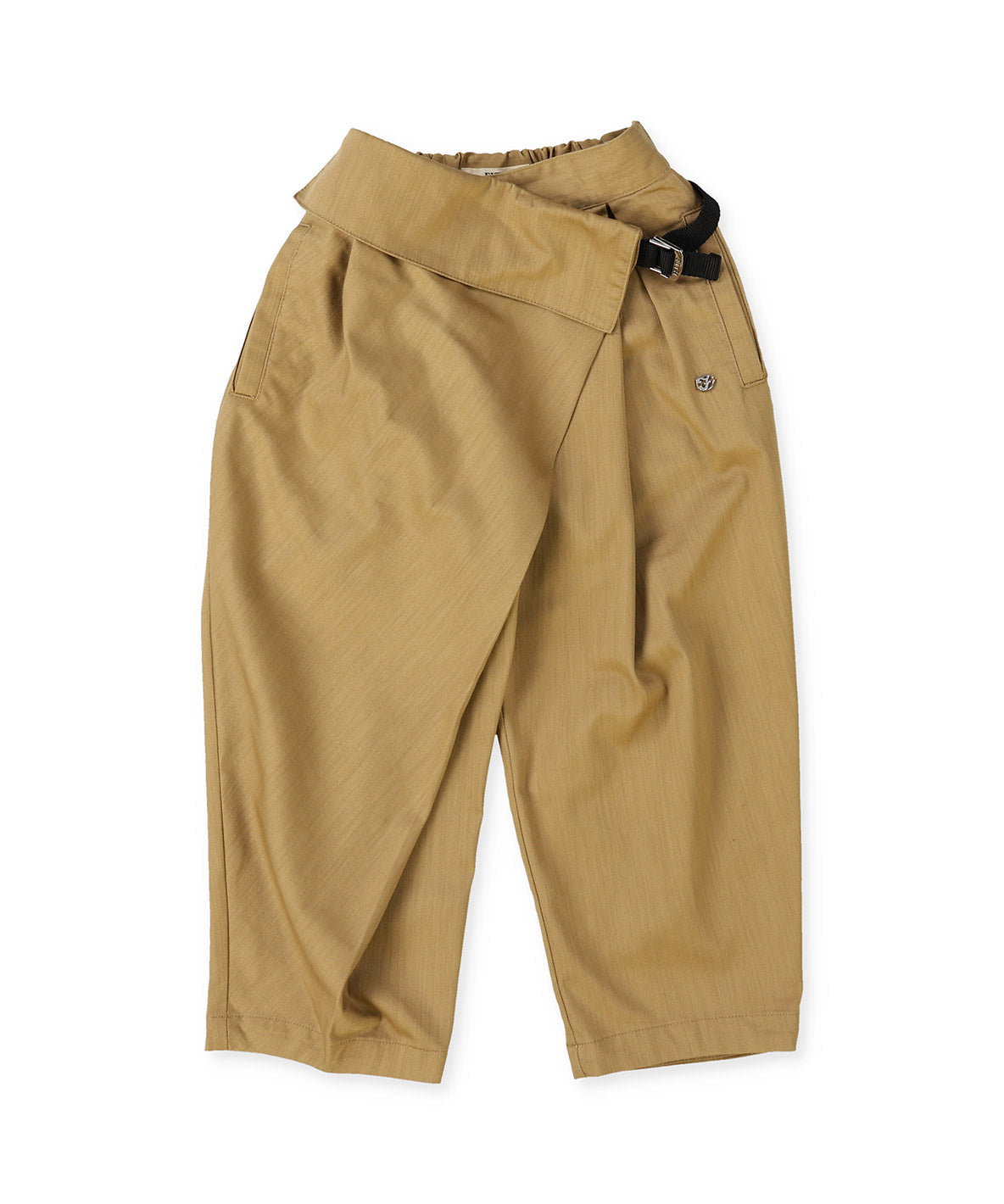 W Slab Chambray Tuck Pants