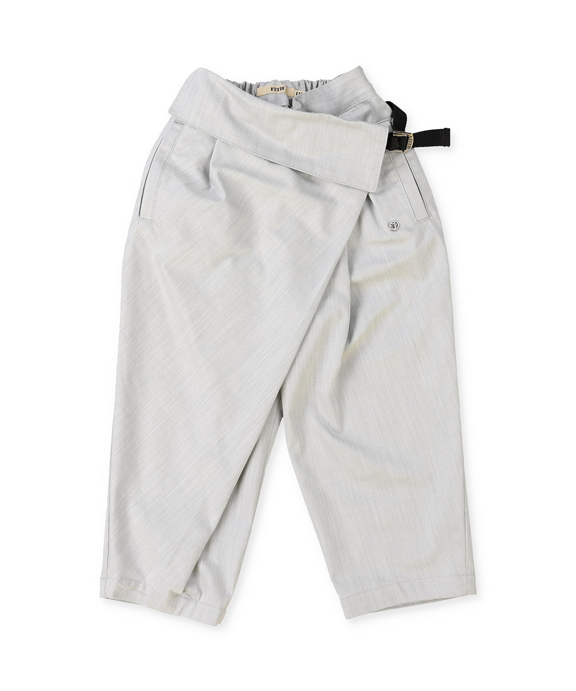 W Slab Chambray Tuck Pants