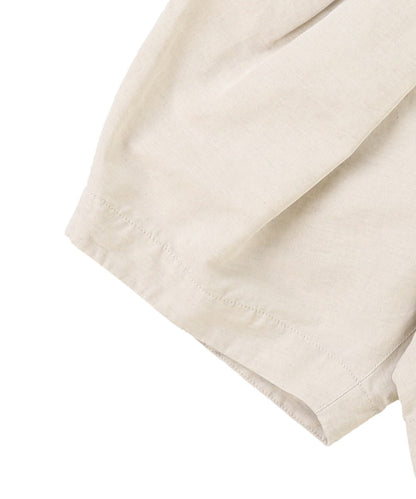 Cotton Linen Weather Tuck Pants