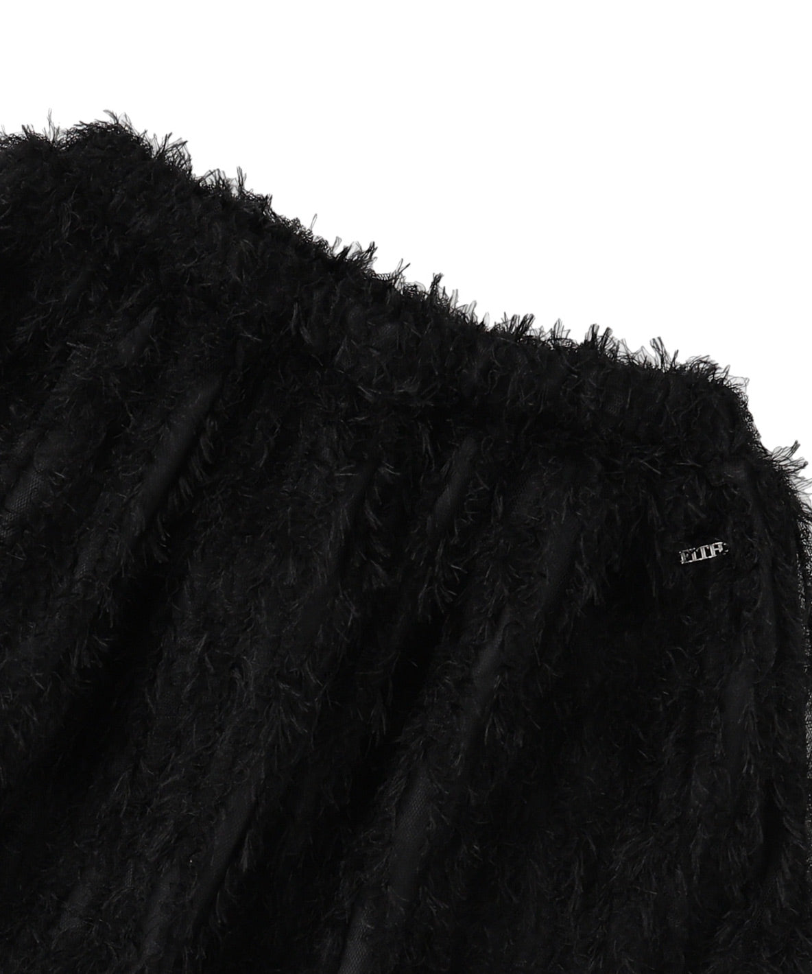 Feather Tulle Long Skirt