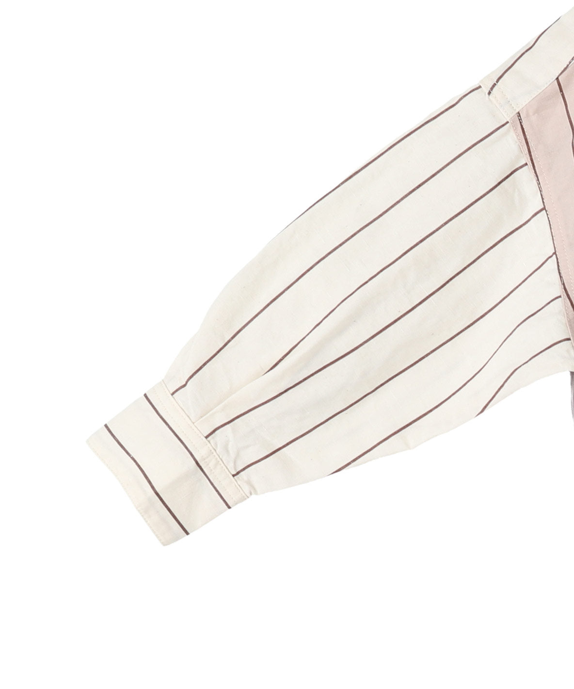 Cotton Linen Weather Striped Shirt Dress