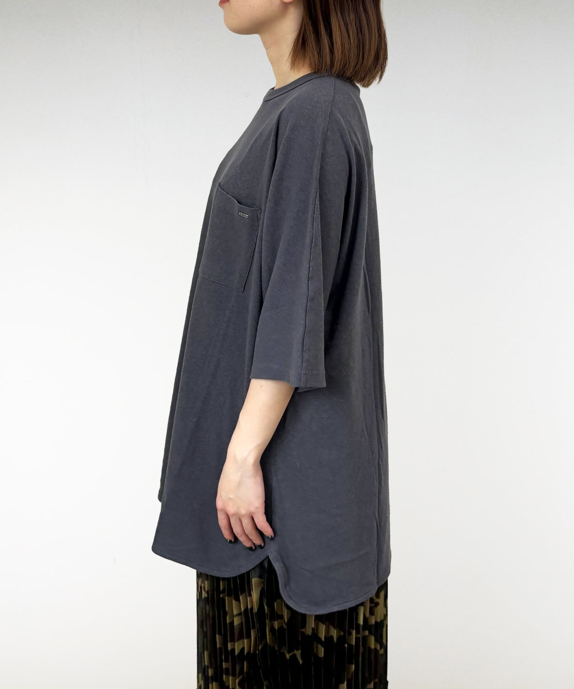 Recycled Cotton Jersey Pocket Tee