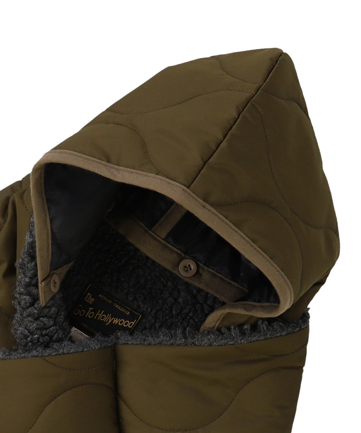 Scallaped Quilt Hood Scarf