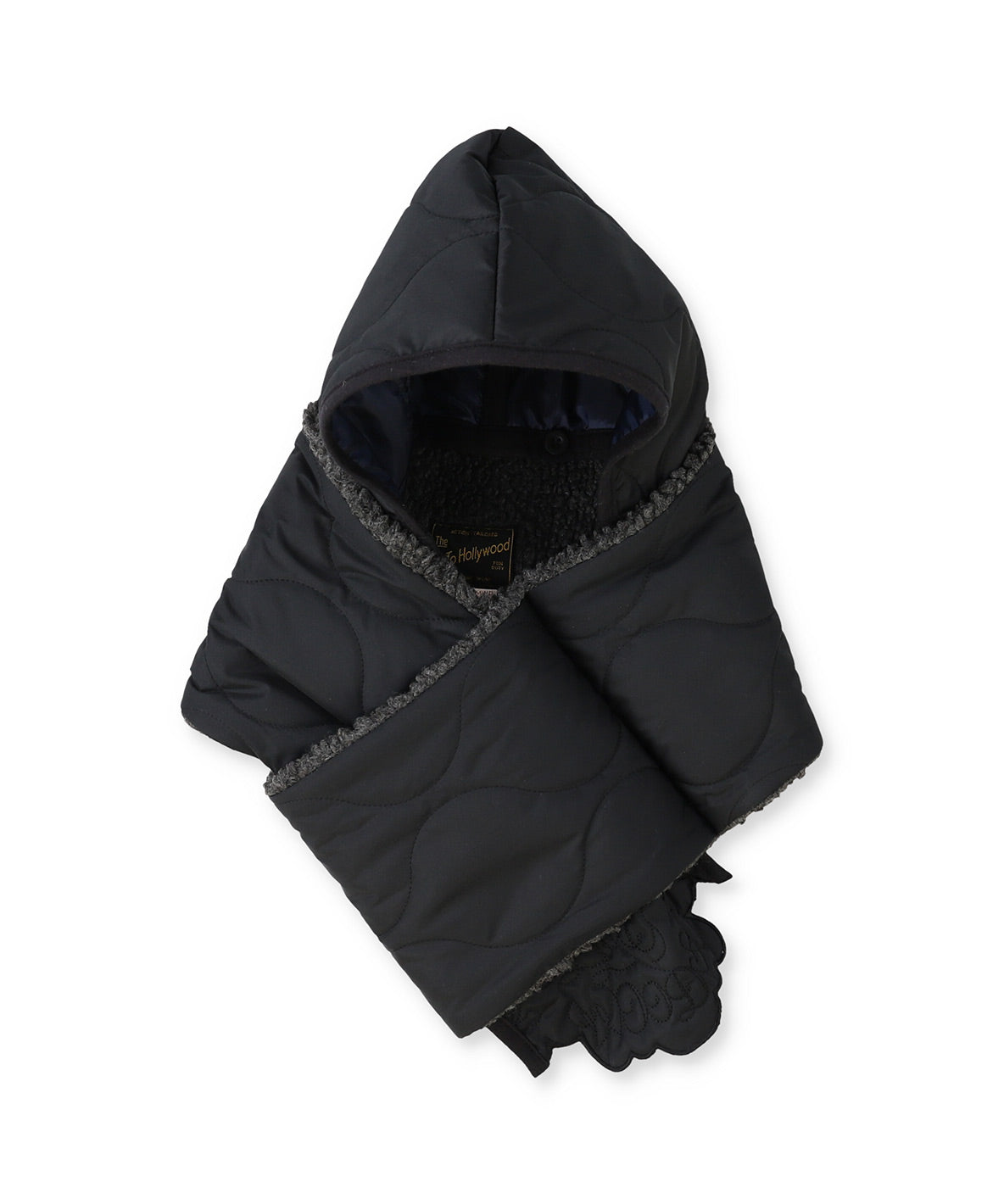 Scallaped Quilt Hood Scarf