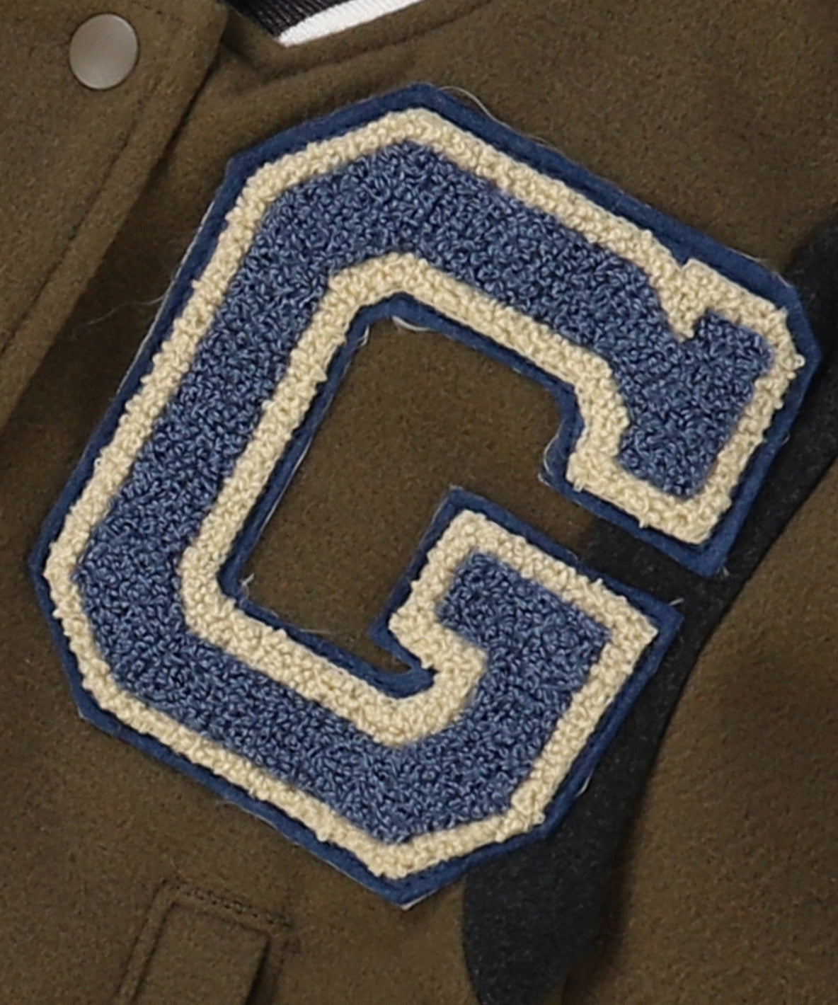 Scallaped Quilt Varsity Jacket