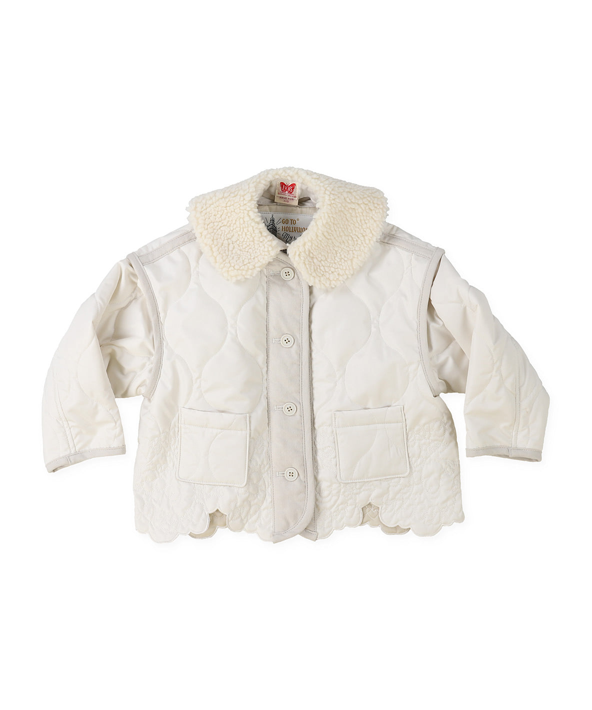 Scallaped Quilt Jacket