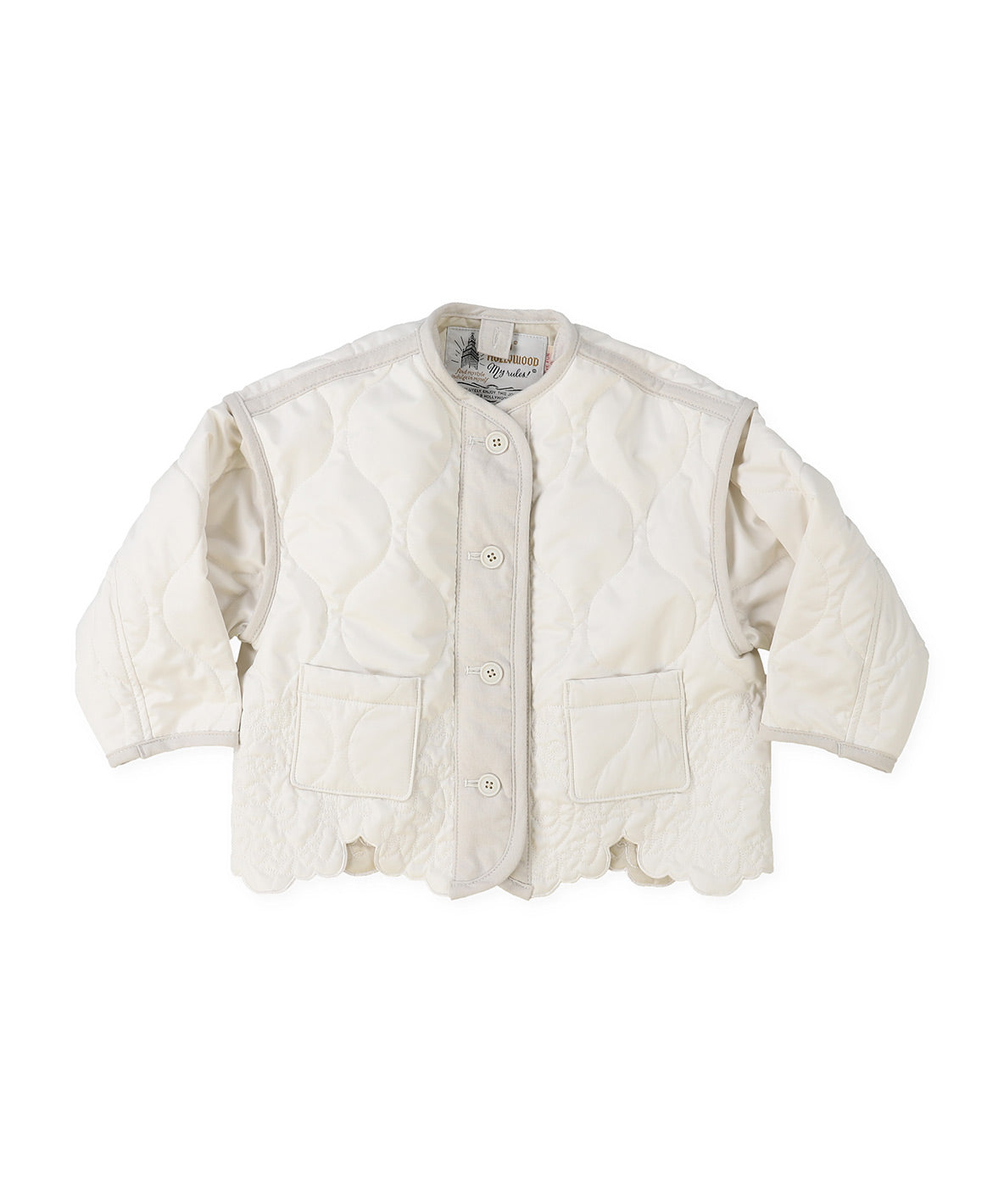 Scallaped Quilt Jacket