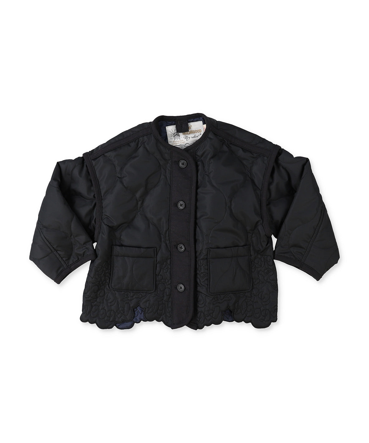Scallaped Quilt Jacket
