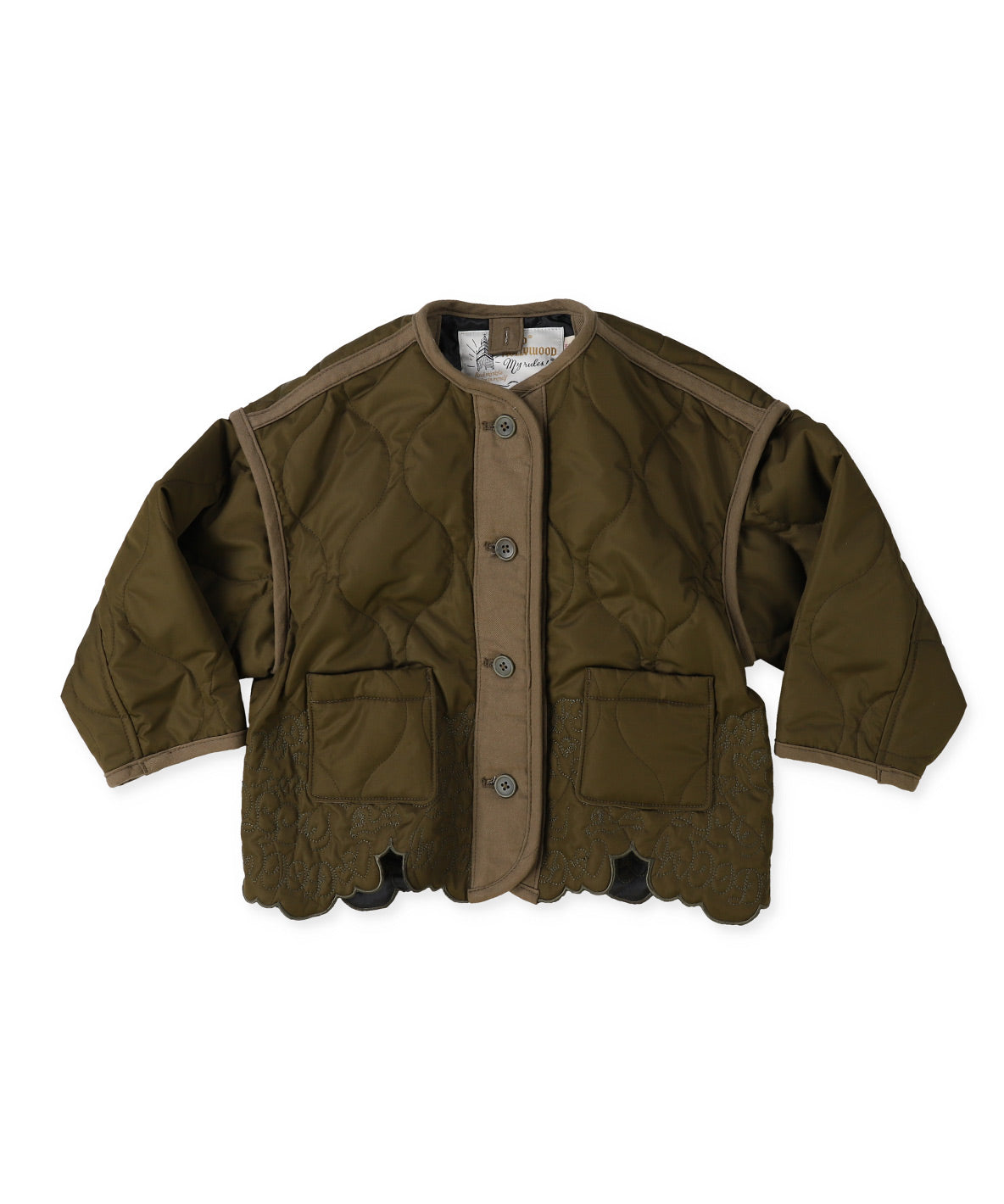 Scallaped Quilt Jacket