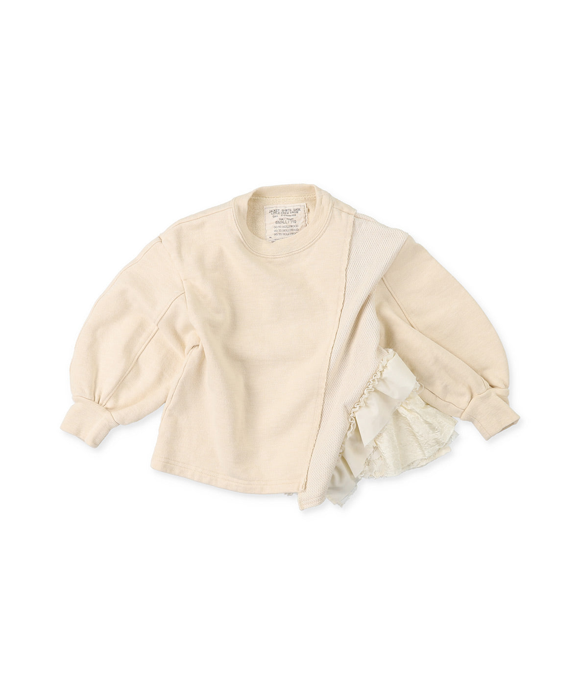 Assymetry Frill Sweatshirt