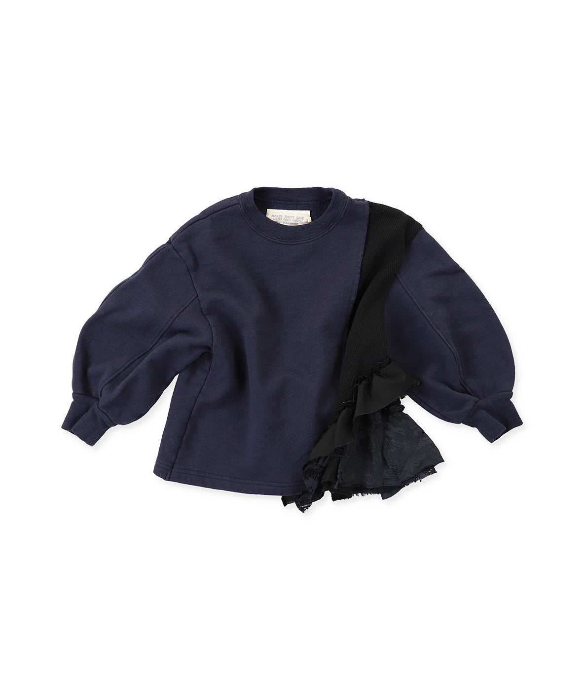 Assymetry Frill Sweatshirt