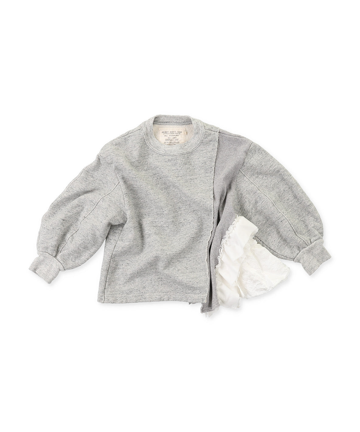 Assymetry Frill Sweatshirt