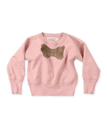 Brushed Fleece Ribbon Sweat Shirt