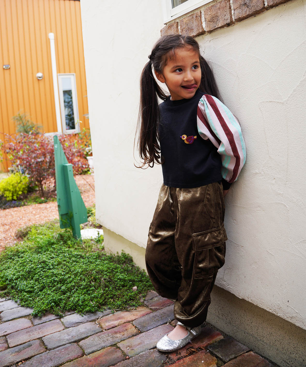 Bird Puffed Sleeve Tee