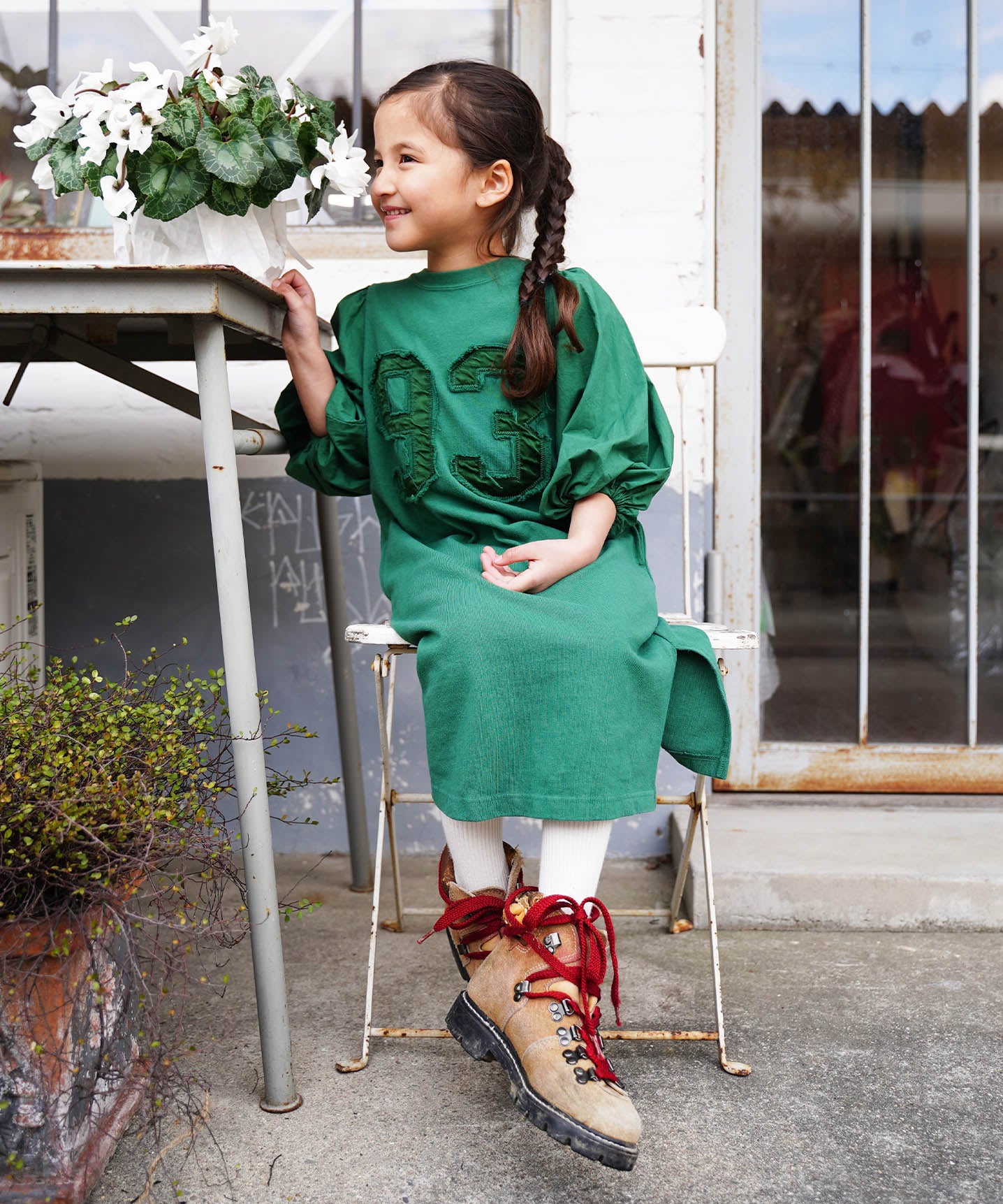 Numbering Sweat Dress