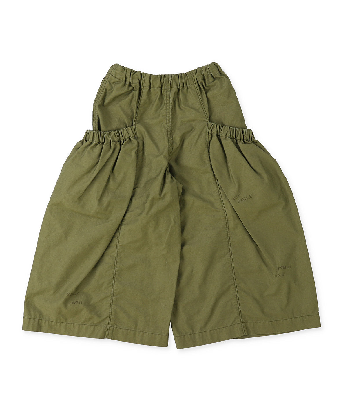 Vintage Back Satin Wide Pants