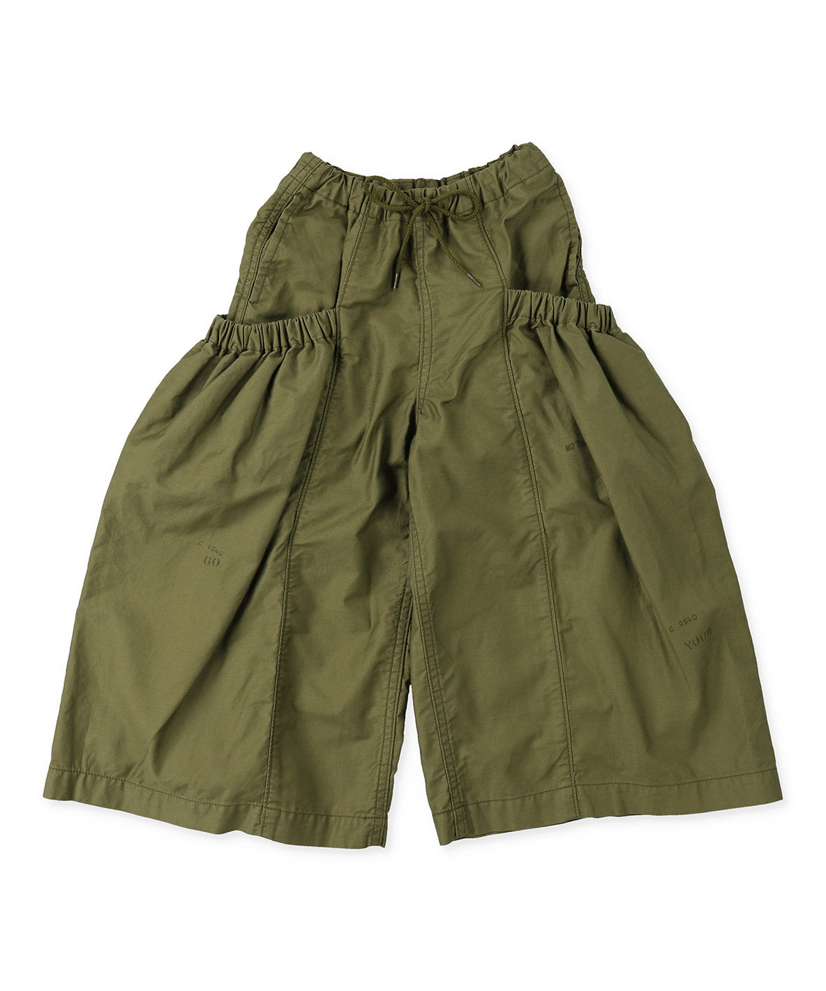 Vintage Back Satin Wide Pants