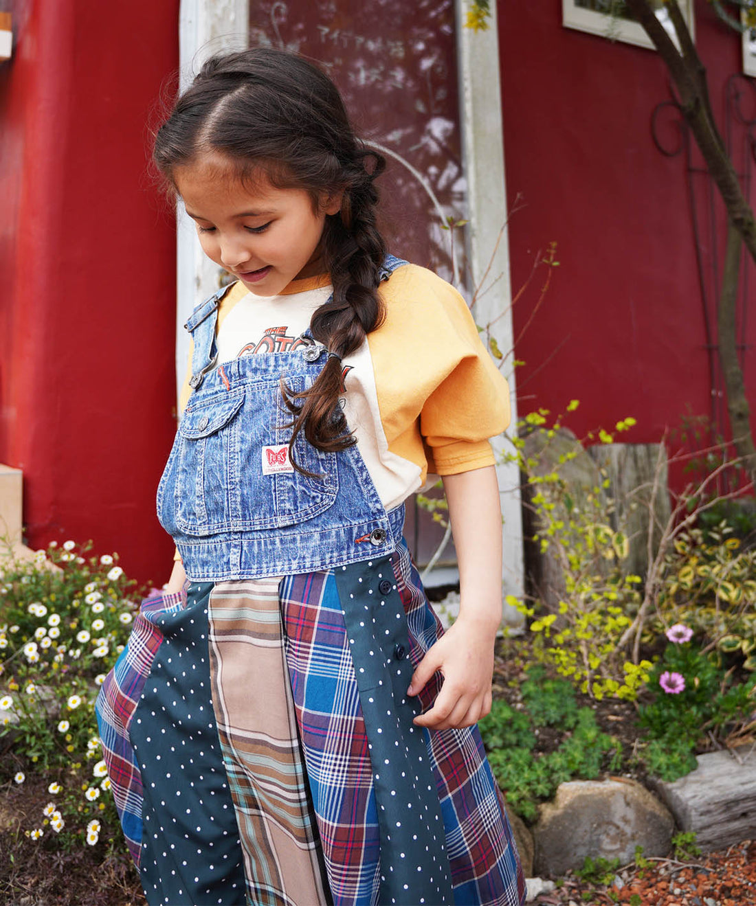 Checked Switching Pleats Jumper Skirt – FITH ONLINE STORE