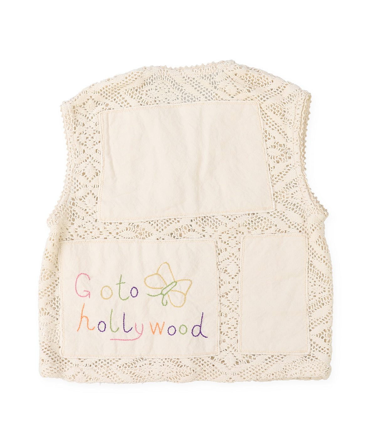 Knit Lace Embroidery Pullover