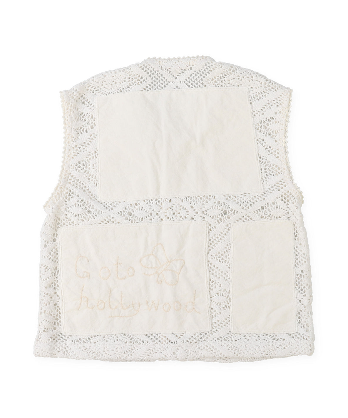 Knit Lace Embroidery Pullover