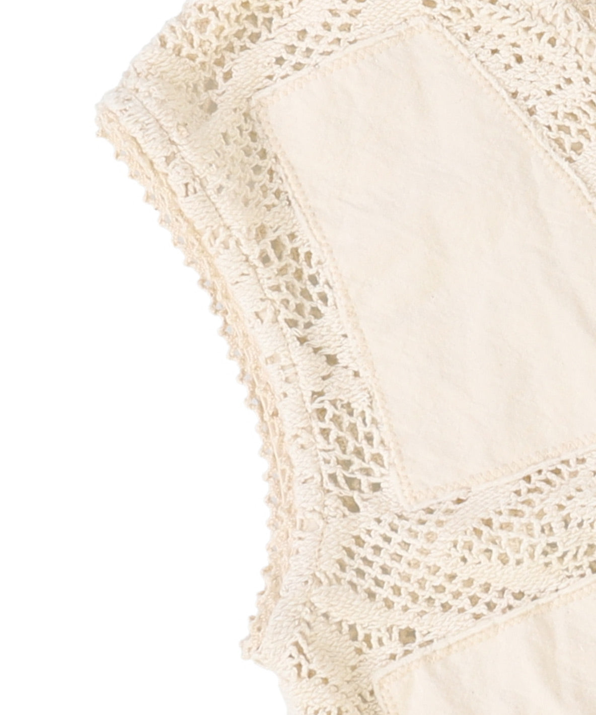 Knit Lace Embroidery Pullover