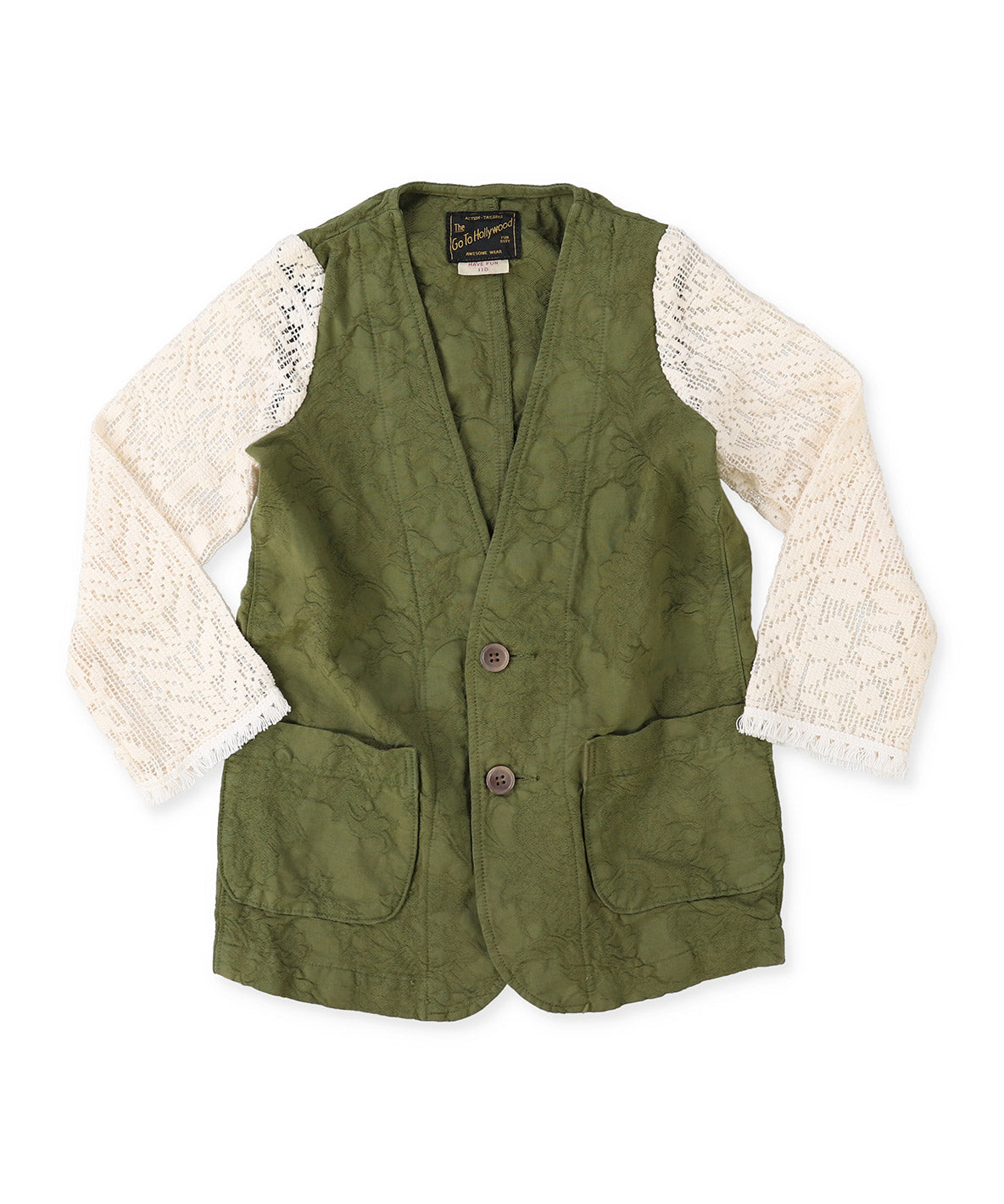 Gobelin Pattern Chambray Jacket