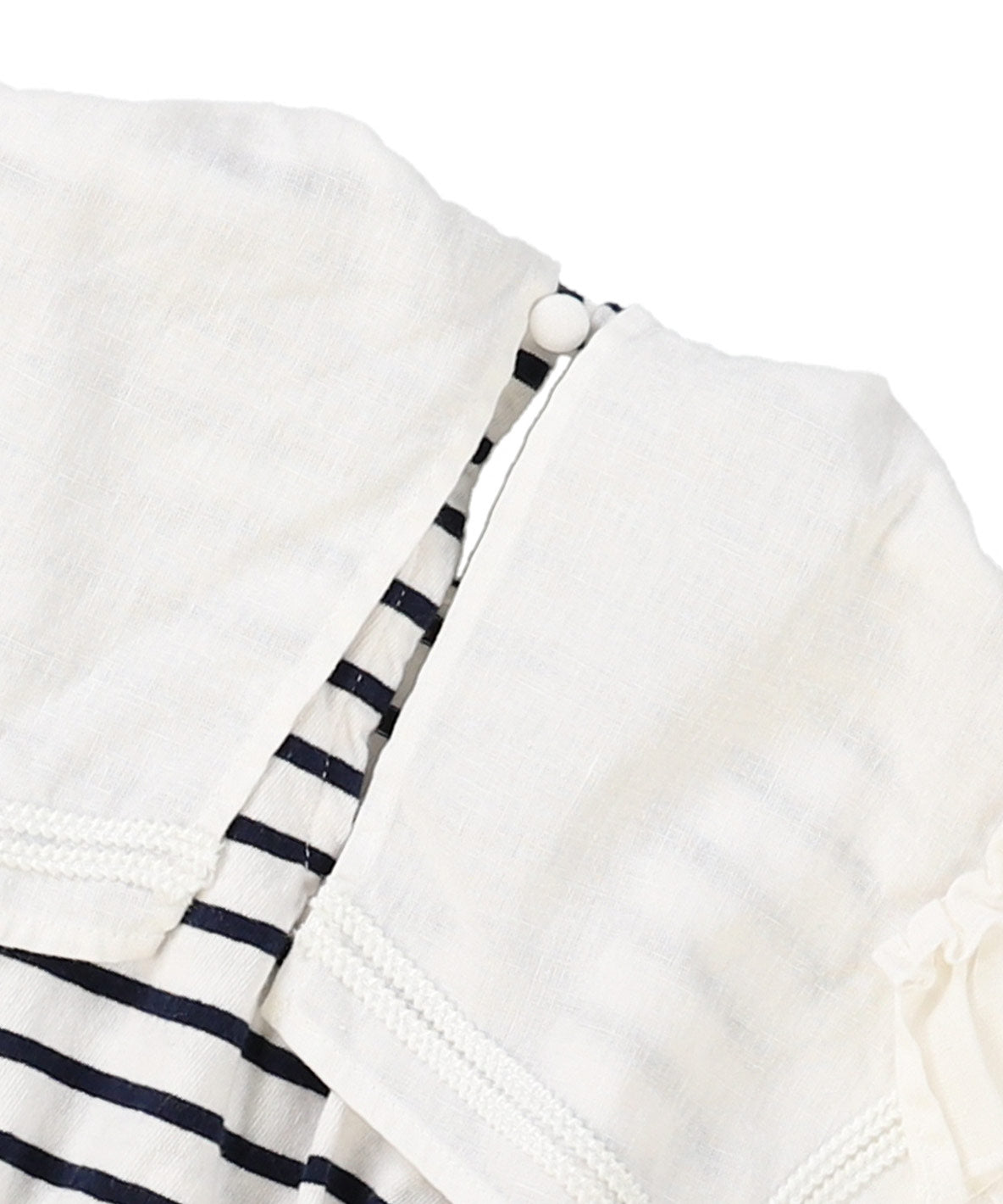 Asymmetry Sailor Collar Sleeveless Tee