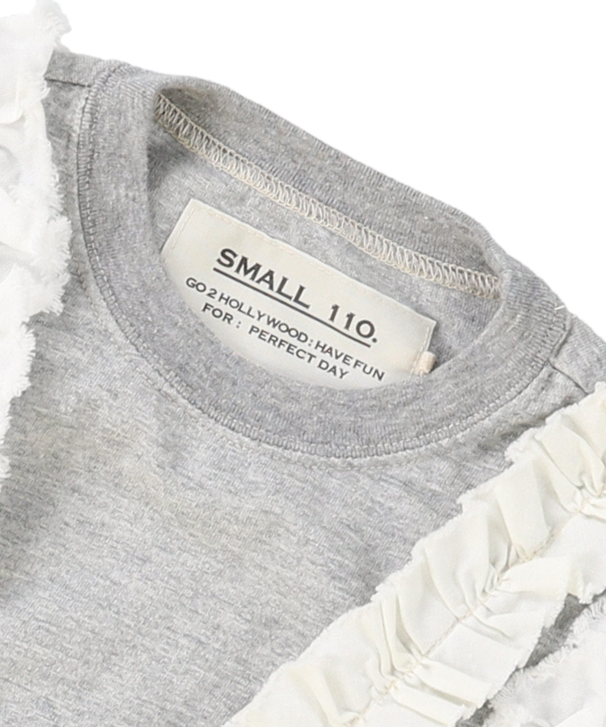 Vintage Cotton Jersey Frill Sleeveless Tee