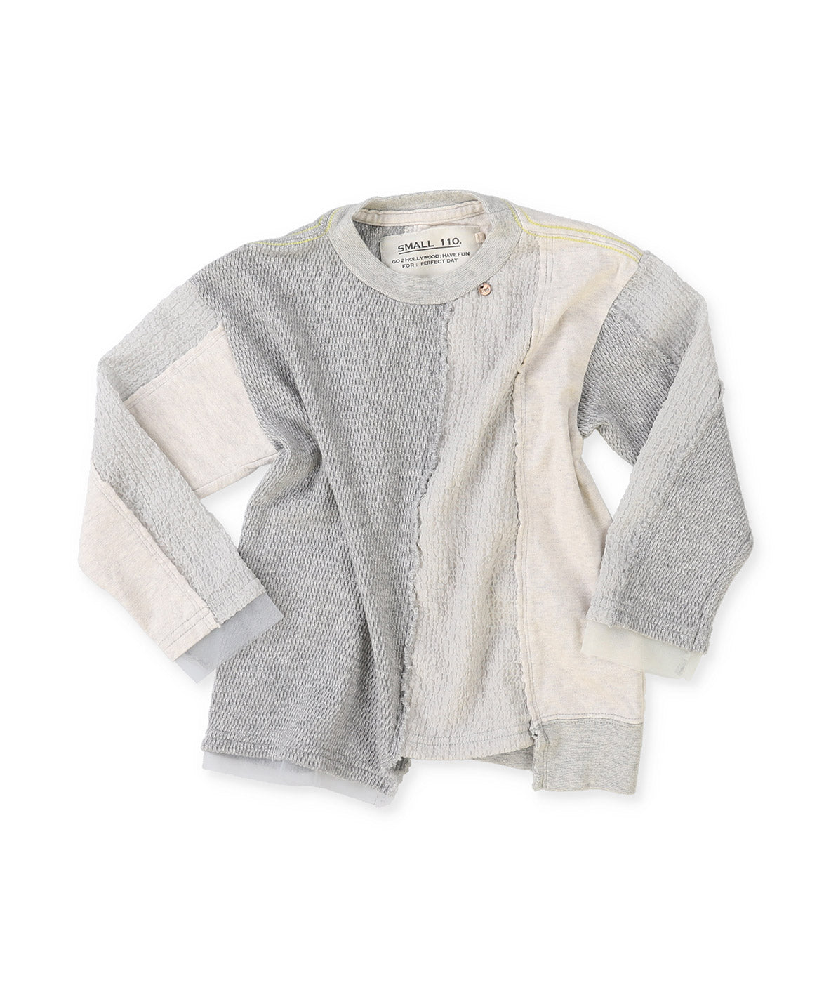 Cut-out Remake-like Long Sleeve Tee