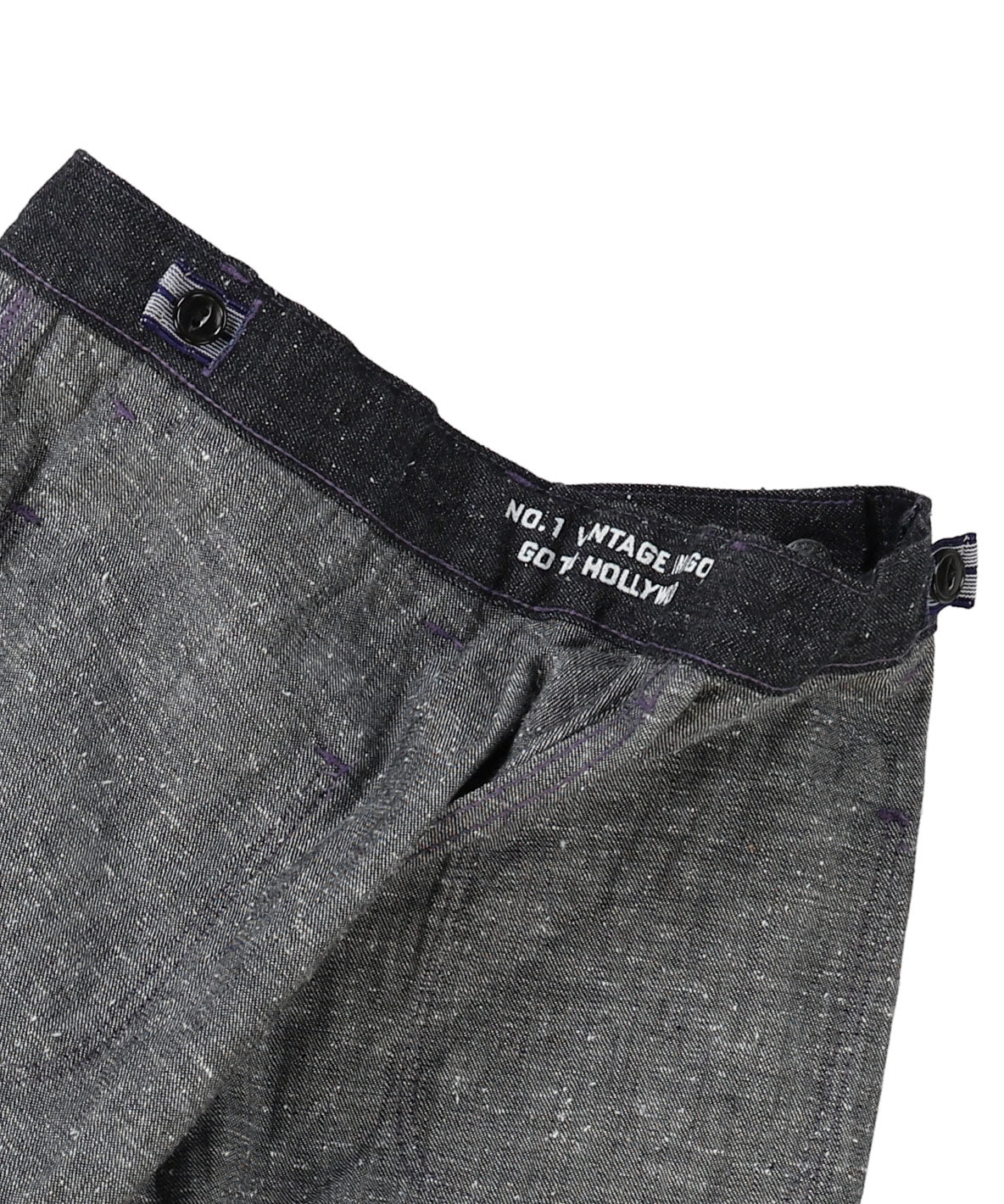 Work Denim Unique-shape Pants