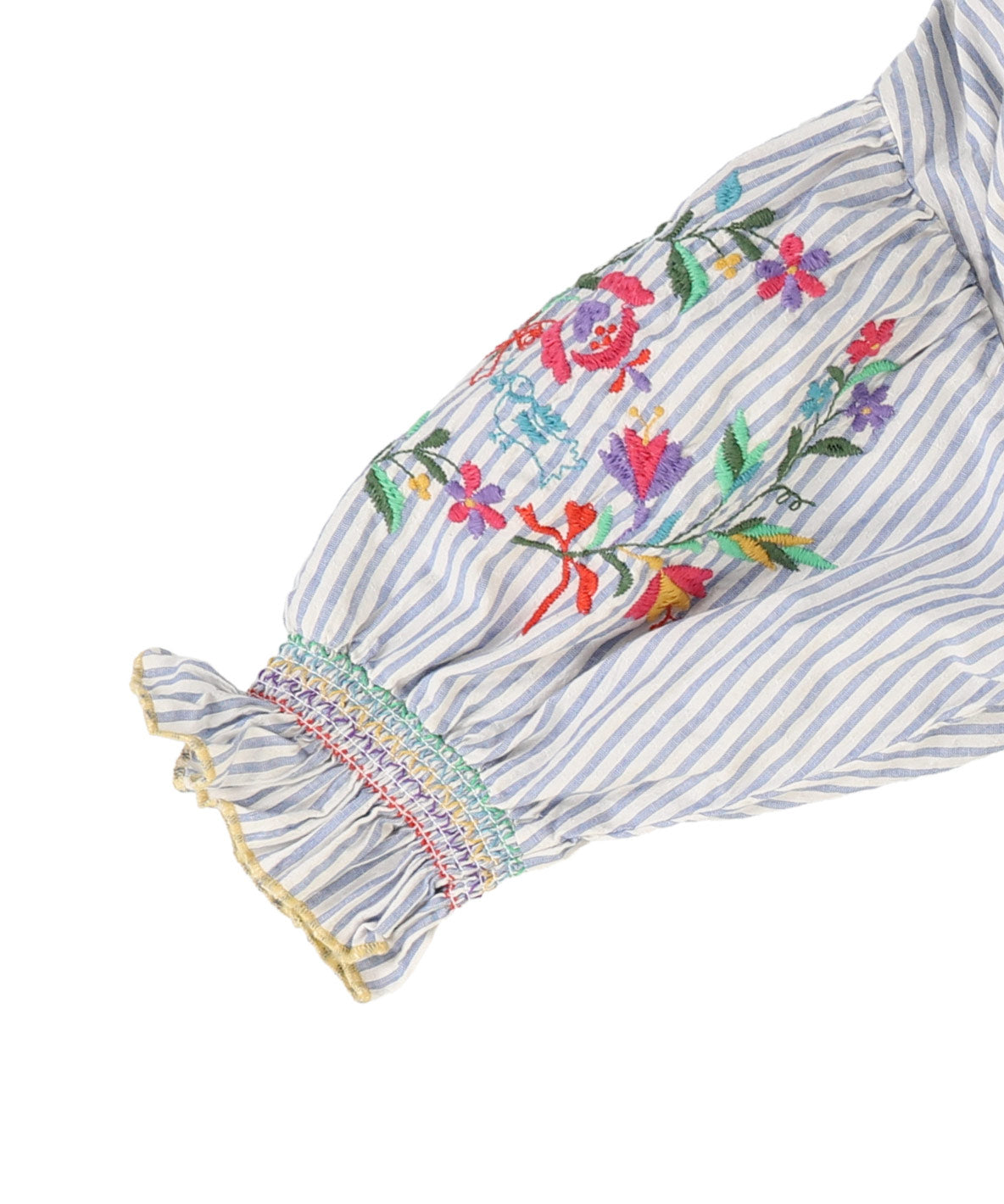 Floral Embroidery Shirt Dress