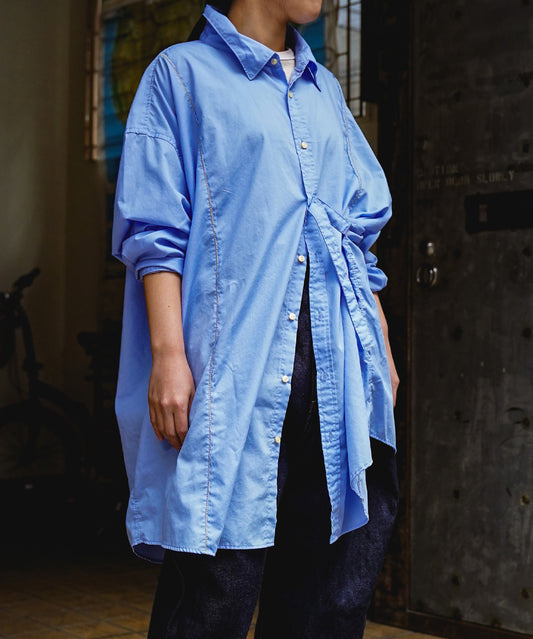 Broadcloth Striped Shirt(LADIES)