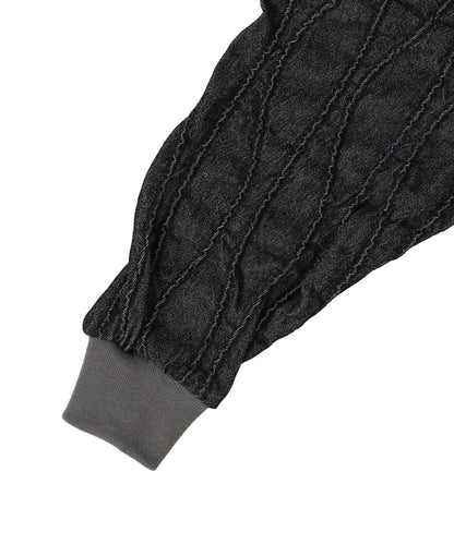 Tuck Denim-sleeve Tee