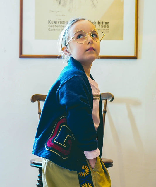 Letter Sweat Cardigan