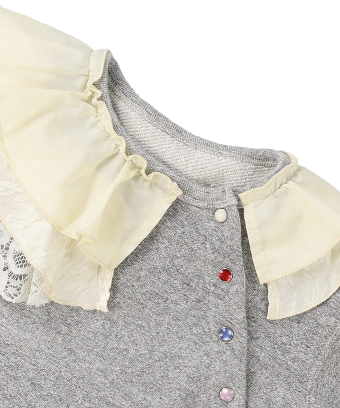 Vintage Fleece Assymetry Sweatshirt