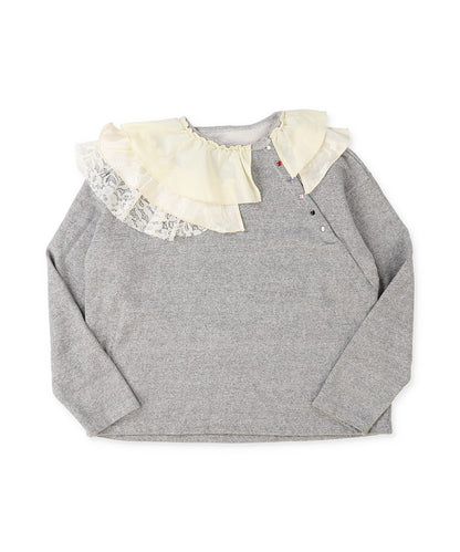 Vintage Fleece Assymetry Sweatshirt(LADIES)