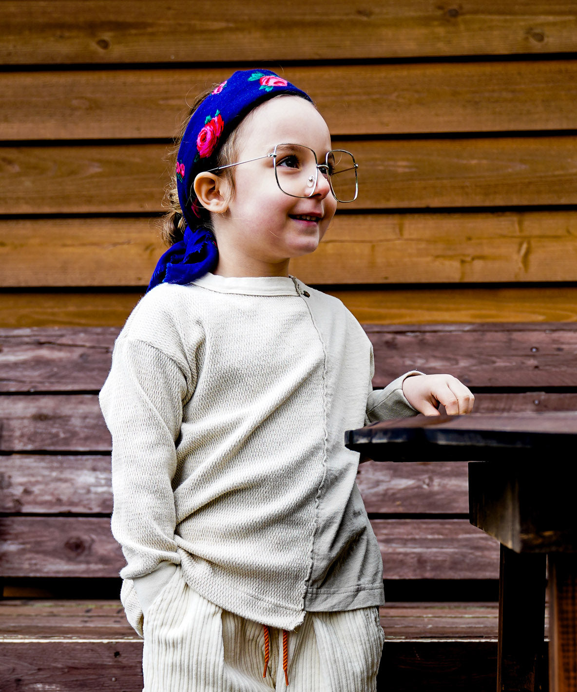 Glitter Waffle Remake Long Sleeve Tee