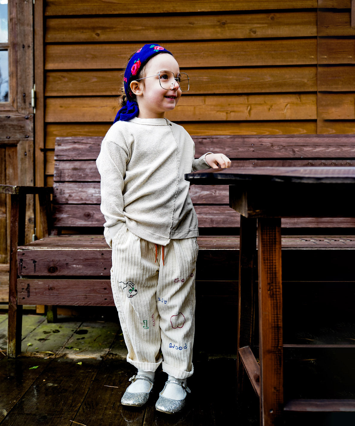 Glitter Waffle Remake Long Sleeve Tee