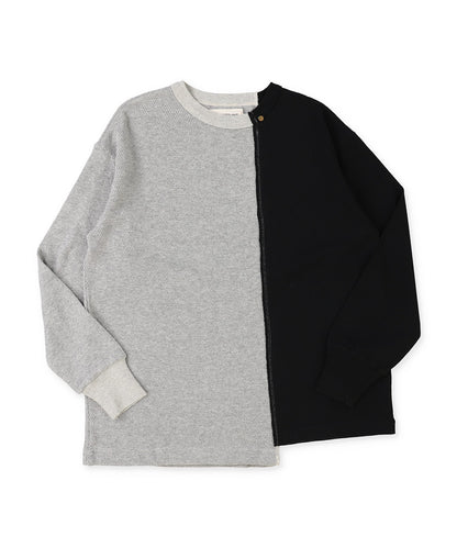 Glitter Waffle Remake Long Sleeve Tee(LADIES)