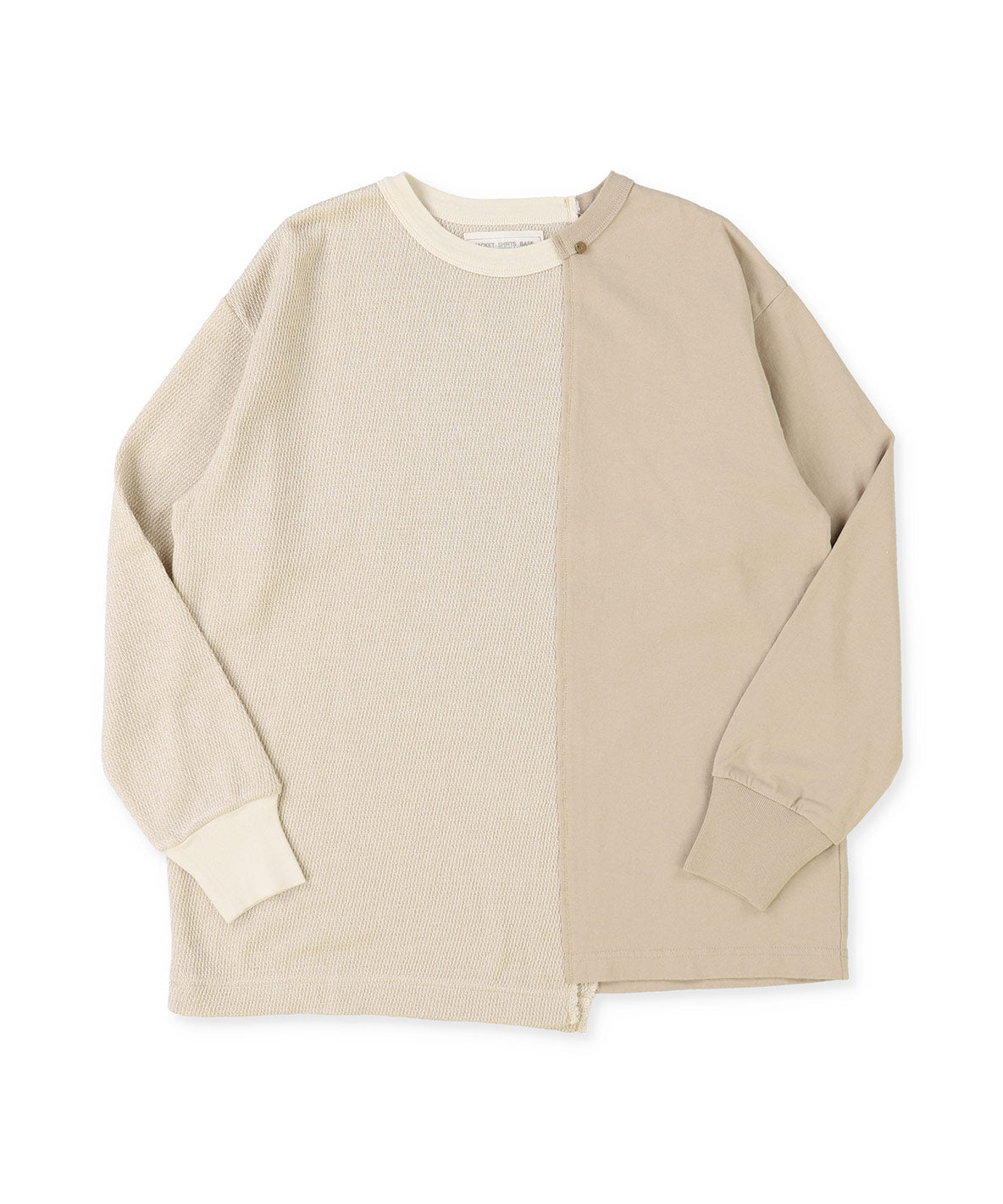 Glitter Waffle Remake Long Sleeve Tee(LADIES)