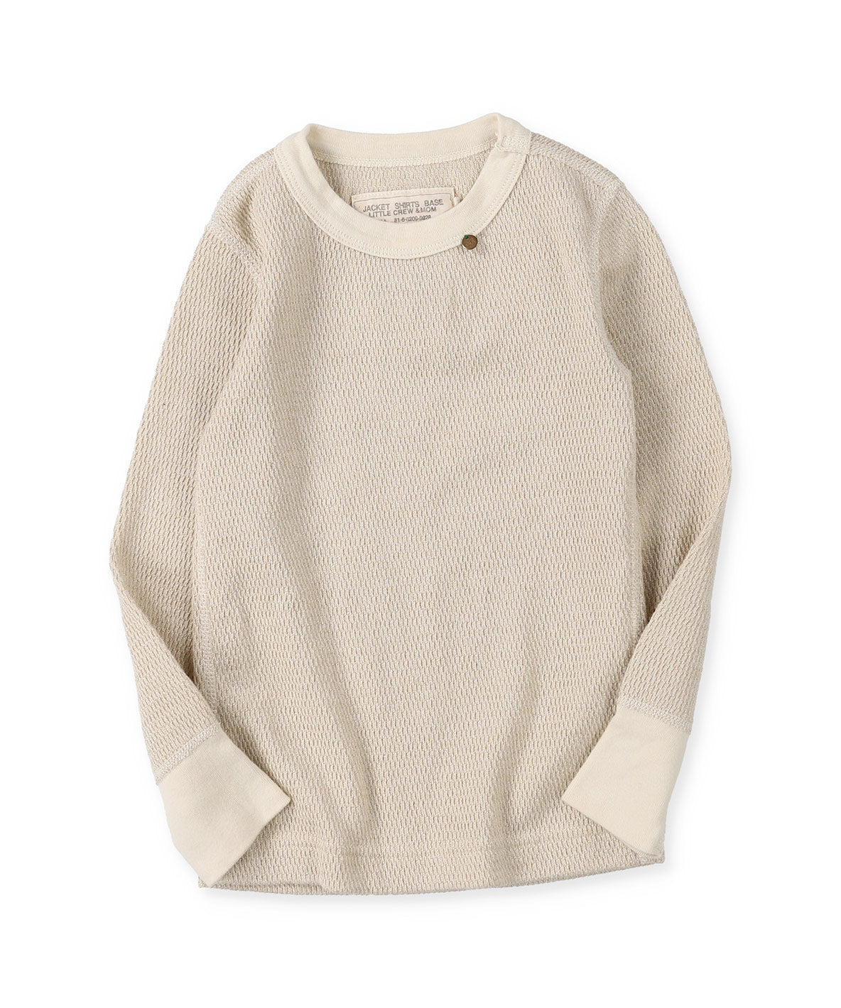 Glitter Waffle Long Sleeve Tee